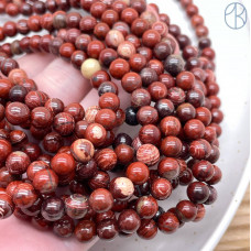 Австралийская красная яшма 6 мм Австралийская красная яшма 6 мм