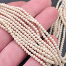 Белая речная яшма 2 мм Белая речная яшма 2 мм