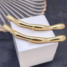 Бейл-бусина фриформ, цвет золото 363х6 мм