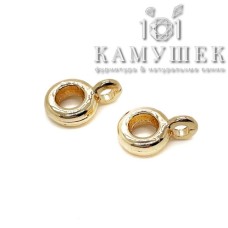 Бейл неразъемное кольцо, цвет золото 7 мм