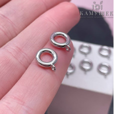 Бейл разъемное кольцо, цвет серебро 9 мм