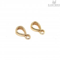 Бейл разъемное кольцо, цвет золото 9х2 мм