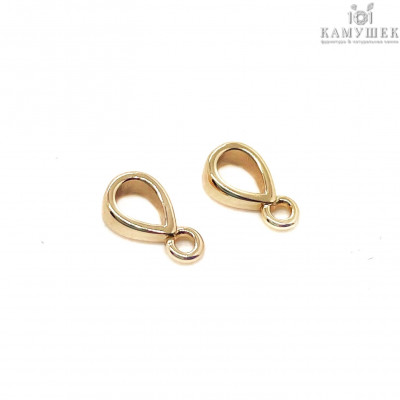 Бейл разъемное кольцо, цвет золото 9х2 мм