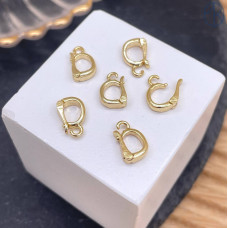 Бейл съемный, цвет золото 9 мм 