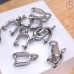 Бейл зажимной сталь 11 мм, цвет серебро