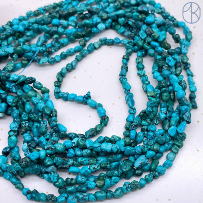 Бирюза галтовка ~ 3-6 мм
