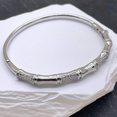 Браслет №1 цвет серебро