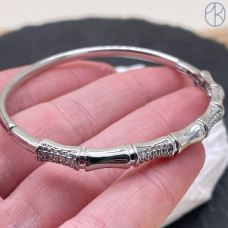 Браслет №1 цвет серебро