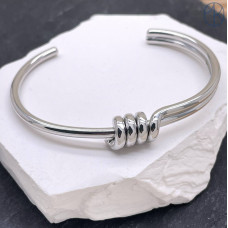 Браслет №12 цвет серебро