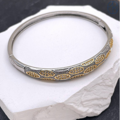 Браслет №14 цвет серебро