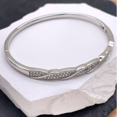 Браслет №15 цвет серебро