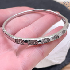 Браслет №16 цвет серебро