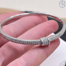 Браслет №19 цвет серебро