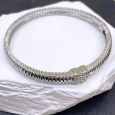 Браслет №20 цвет серебро