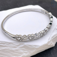 Браслет №3 цвет серебро