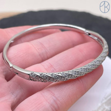 Браслет №5 цвет серебро