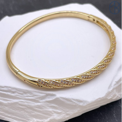 Браслет №5 цвет золото