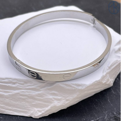 Браслет №6 цвет серебро