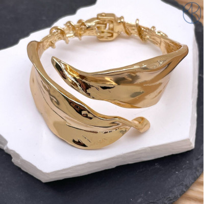 Браслет №9 цвет золото