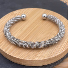 Браслет сталь №1 цвет серебро Браслет сталь №1 цвет серебро