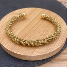 Браслет сталь №1 цвет золото Браслет сталь №1 цвет золото