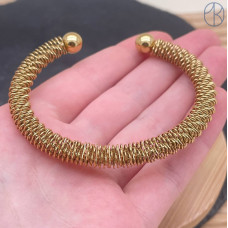 Браслет сталь №1 цвет золото Браслет сталь №1 цвет золото