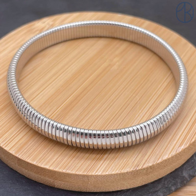 Браслет сталь №3 цвет серебро