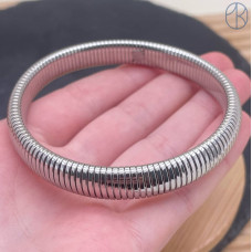 Браслет сталь №4 цвет серебро Браслет сталь №4 цвет серебро