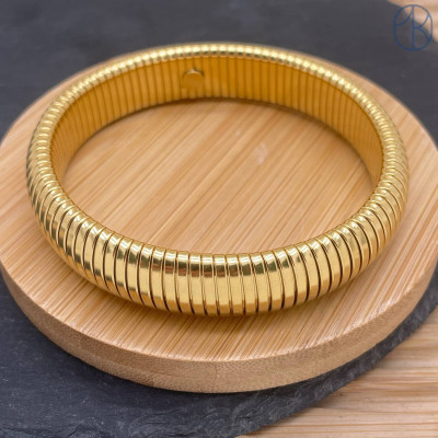 Браслет сталь №5 цвет золото