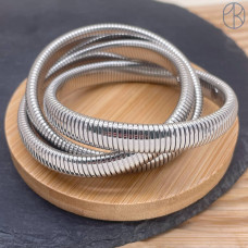 Браслет сталь №6 цвет серебро Браслет сталь №6 цвет серебро