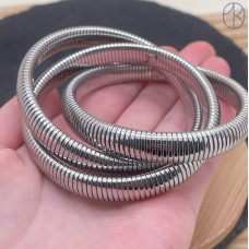 Браслет сталь №6 цвет серебро Браслет сталь №6 цвет серебро