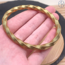 Браслет сталь №7 цвет золото Браслет сталь №7 цвет золото