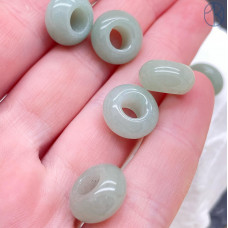 Бублик Авантюрин зеленый 14 мм