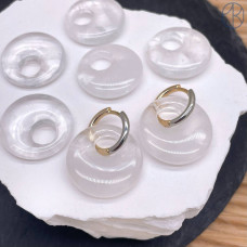 Бублик горный хрусталь 24 мм