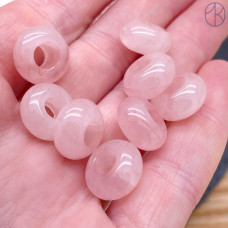 Бублик Кварц розовый 14 мм