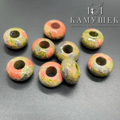 Бублик Яшма Унакит ⌀14мм