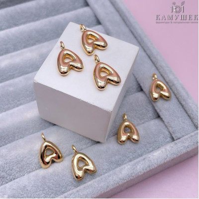 Буква объемная А, цвет золото 18 мм