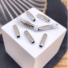 Бусина, цвет серебро 12 мм 