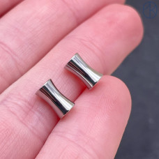 Бусина, цвет серебро 5х8 мм 