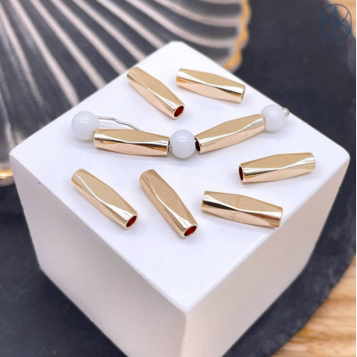 Бусина, цвет золото 12 мм 