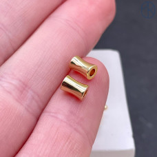 Бусина, цвет золото 4х6 мм 