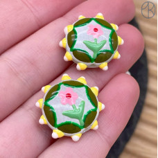 Бусина цветок №1 19 мм