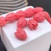 Бусина цветок розовый 9 мм