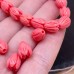 Бусина цветок розовый 9 мм