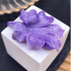 Бусина цветок сиреневый 45 мм