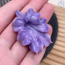 Бусина цветок сиреневый 45 мм