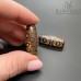 Бусина Дзи 7 глаз серо-коричневый бочонок 30х11 мм