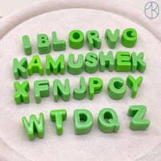 Бусина I зеленая 20 мм