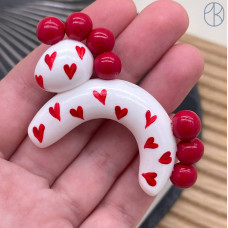 Бусина лошадь №1 ~ 60х50 мм