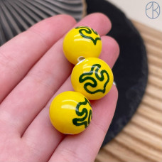 Бусина национальная 16 мм